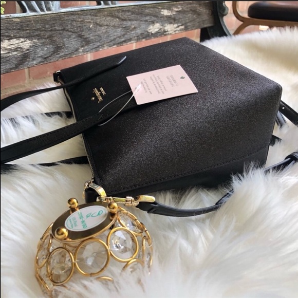πΉ Kate Spade Small Joeley Glitter Satchel - Picture 12 of 13